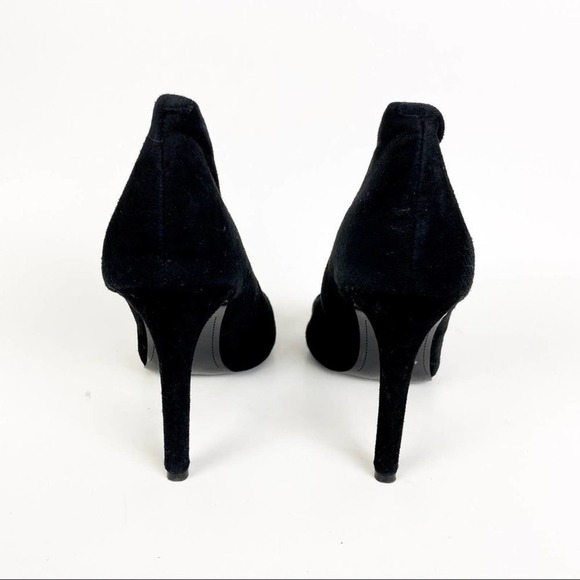 Vince Camuto Karolynn Black Suede Leather Heels size 6.5 - Picture 3 of 8